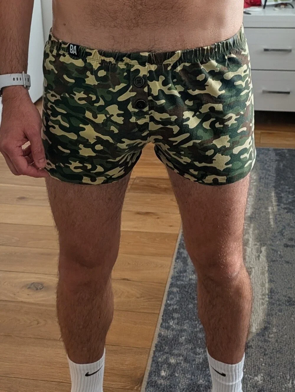 Camouflage Print Men's Boxers
